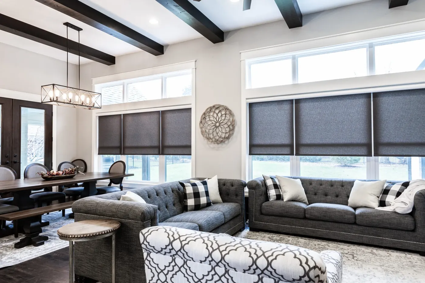 Window treatment by Meridian-Kessler Window Treatments near Rocky Ripple, IN